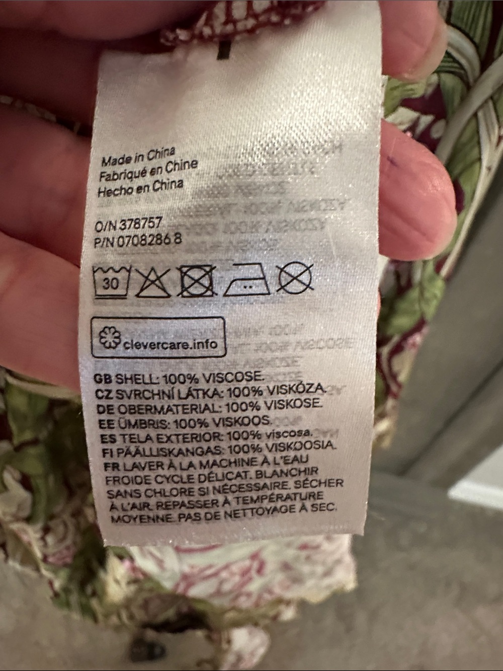 H&M + Morris Co Olive and Beige Floral Maxi Dress - Picture 13 of 14